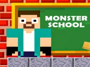 Herobrine vs Monster School Online Adventure Games on taptohit.com