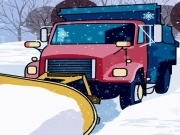 Hidden Snowflakes in Plow Trucks Online Puzzle Games on taptohit.com