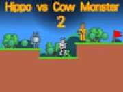 Hippo vs Cow Monster 2 Online adventure Games on taptohit.com
