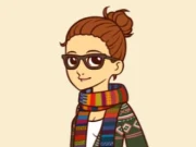 Hipster Girl Online Dress-up Games on taptohit.com