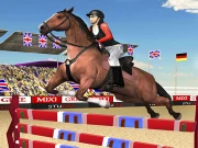 Horse Jumping Show 3D Online Simulation Games on taptohit.com