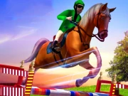 Horse Show Jump Simulator 3D Online Simulation Games on taptohit.com
