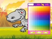 Ice Age Funny Dinosaurs Coloring Online Dress-up Games on taptohit.com