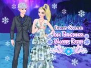 Ice Couple Princess Magic Date Online Dress-up Games on taptohit.com