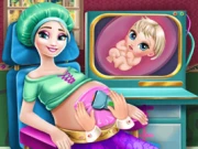 Ice Queen Pregnant Check Up H5 Online Dress-up Games on taptohit.com