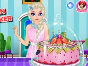 Ice Queen Royal Baker Online Cooking Games on taptohit.com