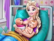 Ice Queen Twins Birth Online Care Games on taptohit.com