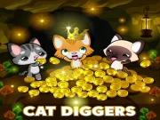 Idle Cat Diggers Online Casual Games on taptohit.com