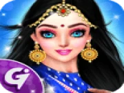Indian Designer Dresses Fashion Salon for Wedding Online kids Games on taptohit.com