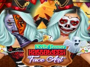  Jenner Halloween Face Art Online Art Games on taptohit.com