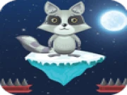 Jumping Raccoon Online animal Games on taptohit.com