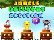 Jungle Balloons Addition Online Puzzle Games on taptohit.com