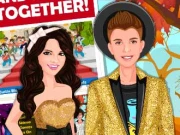 Justin and Selena Back Together Online Dress-up Games on taptohit.com