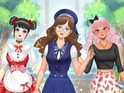Kawaii High School Teacher Dress Up Online Dress-up Games on taptohit.com