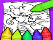 Kid Mermaids Coloring Online junior Games on taptohit.com