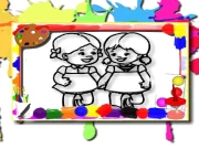 Kids Coloring Time Online Art Games on taptohit.com
