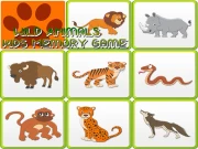 Kids Memory Wild Animals Online Educational Games on taptohit.com