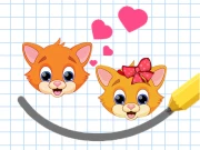 Kitty Love Story Online Art Games on taptohit.com