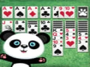 Klondike Solitaire Panda Online board Games on taptohit.com