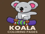 Koala Coloring Pages Online Art Games on taptohit.com