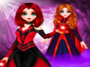 Lady Strange and Ruby Witch Online Dress-up Games on taptohit.com