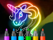 Learn to Draw Glow Cartoon Online Art Games on taptohit.com