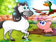 Learning Farm Animals: Educational Games For Kids Online Educational Games on taptohit.com