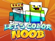 Let's Color Noob Online Adventure Games on taptohit.com