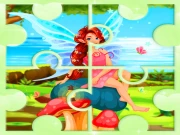 Little Cute Summer Fairies Puzzle Online kids Games on taptohit.com