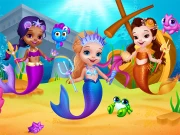 Little Mermaids Dress Up Online Dress-up Games on taptohit.com