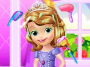 Little Princess Hair Treatment Online Care Games on taptohit.com