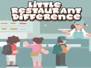 Little Restaurant Difference Online Puzzle Games on taptohit.com