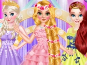  Long Hair Princess Prom Online Dress-up Games on taptohit.com