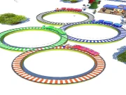 Lowpolly Train Racing Game  Online Racing & Driving Games on taptohit.com