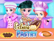 Make Eclairs Pastry Online Cooking Games on taptohit.com