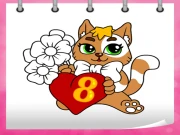 March Coloring Book Online Dress-up Games on taptohit.com