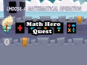 Math Hero Quest Online math Games on taptohit.com