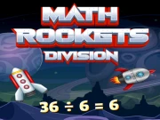 Math Rockets Division Online Puzzle Games on taptohit.com