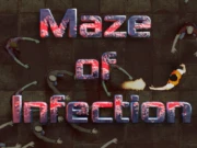 Maze of Infection Online action Games on taptohit.com