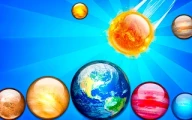 Merge Planets Space! Online 2048 Games on taptohit.com