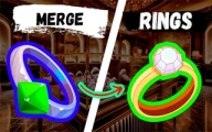 Merge Rings Online 2048 Games on taptohit.com