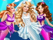 Mermaid Doll Wedding Online Dress-up Games on taptohit.com