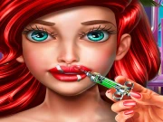 Mermaid Lips Injections Online Dress-up Games on taptohit.com