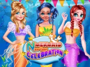 Mermaid New Year Celebration Online Dress-up Games on taptohit.com