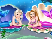 Mermaid Princesses Dress up H5 Online Dress-up Games on taptohit.com
