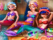 Mermaids Sauna Realife Online Dress-up Games on taptohit.com