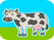 Milk the Cow Online kids Games on taptohit.com