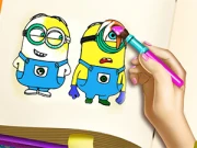 Mini Coloring Book Online Dress-up Games on taptohit.com