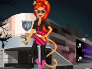 Monster High Toralei Stripe Shopping Dressup Online Dress-up Games on taptohit.com