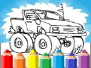 Monster Truck Coloring Pages For Kids Online kids Games on taptohit.com